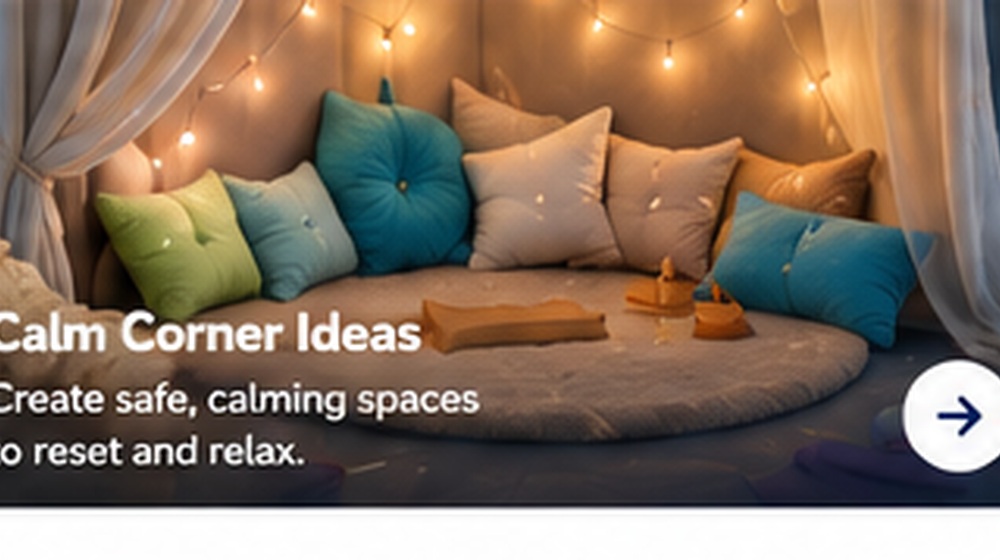 Calm Corner Ideas — create safe, calming spaces to reset and relax